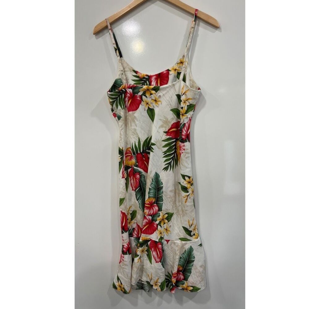 Vintage tropical floral made in Hawaii midi dress - Picture 6 of 6
